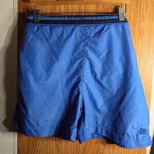 Givenchy Activewear Swim Trunks Cobalt Blue Logo Nylon Drawstring Beach